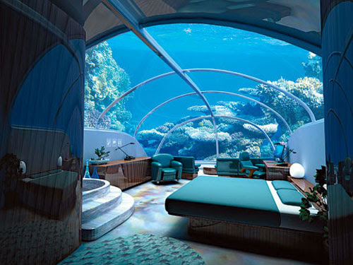 hotel in egypt under water. being built underwater on