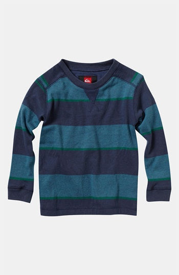 Quicksilver 'Snit' Stripe Shirt (Toddler)