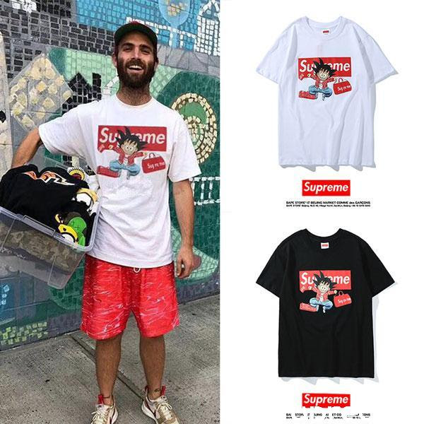 Supreme Tシャツ 半袖 メンズ レディース Tシャツ 可愛い プリント ロゴtシャツ