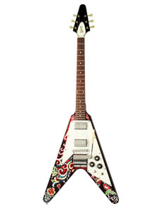 jimi hendrix guitar delineation