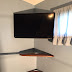 Floating Corner Tv Mount With Shelf / Flat panel mount tv stands.