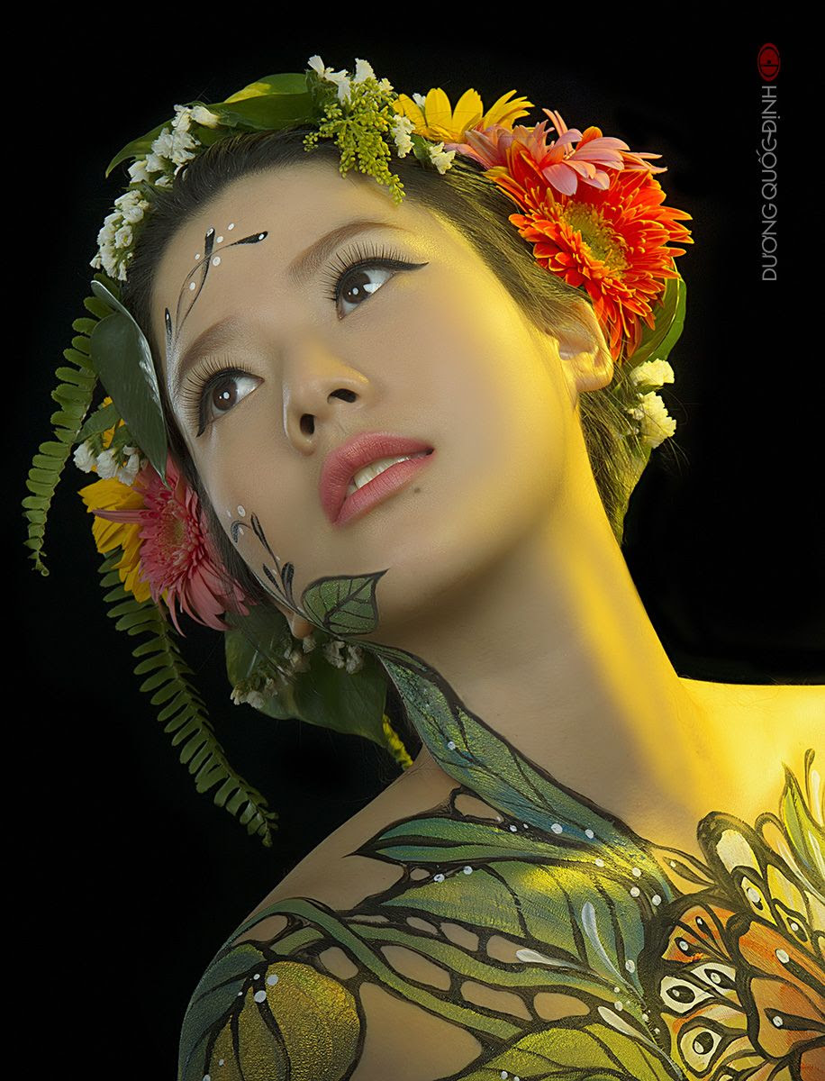 Pintura corporal Arte por Duong Quoc Dinh - Modelo: Hani Nguyen