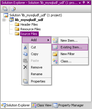 VC++EE-add-existing-item-menu