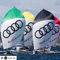 J/70s sailing Kieler Woche