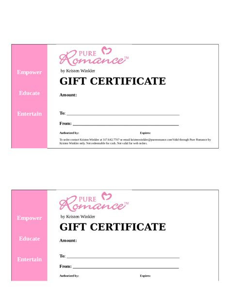 You can either use our free online gift certificate maker to type your details or open it as a word document that can be edited. 2023 gift certificate form fillable printable pdf forms handypdf