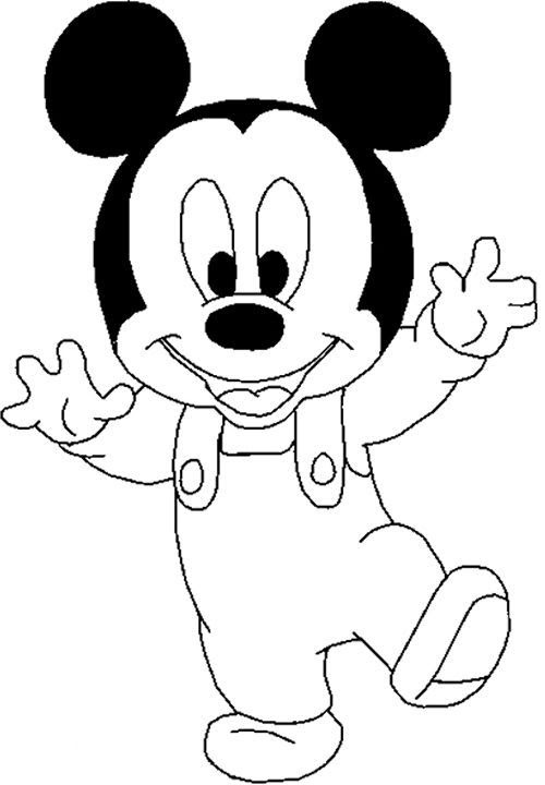 Minnie Bebe Para Colorear Clip Art Library