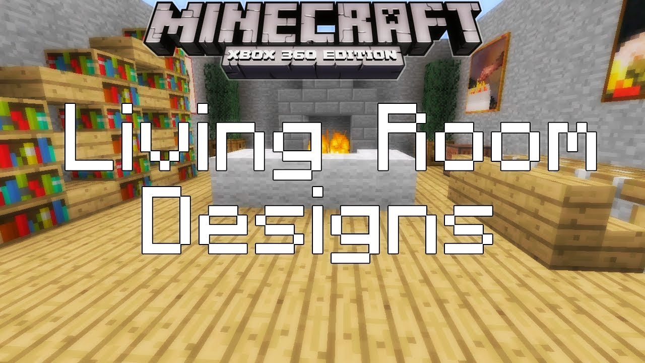 Minecraft Xbox 360 - Simple Living Room Designs - YouTube