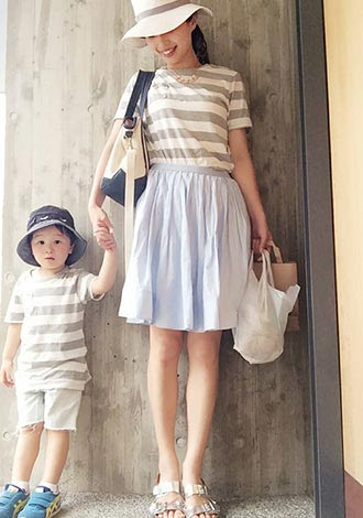 親子ペアルックブランド 子供とお揃いリンクコーデ レディースme