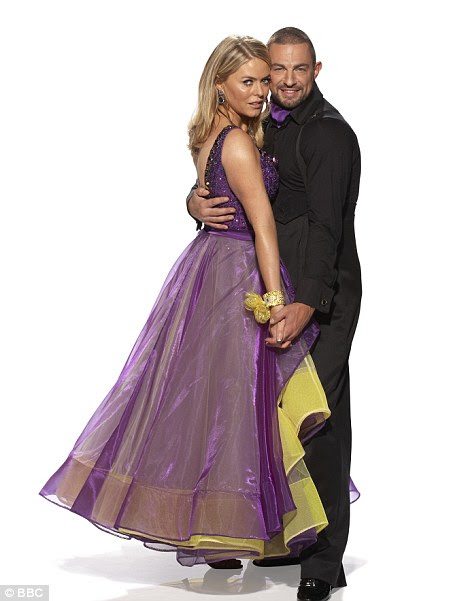 Patsy Kensit with Strictly dance partner Robin Windsor