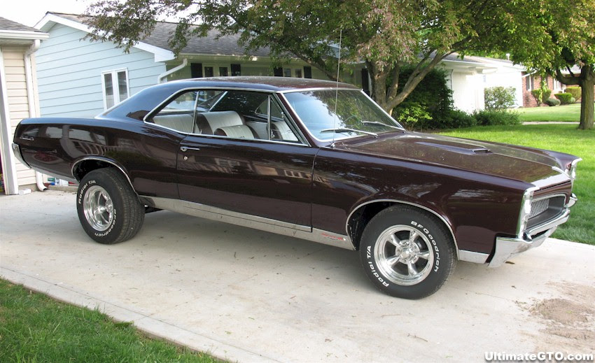 Burgundy 1967 LeMans Hardtop Ultimate Pontiac GTO Photo Detail