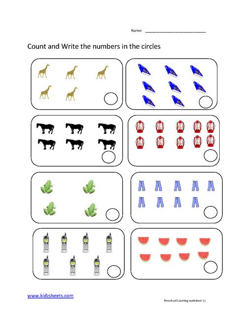  kidz worksheets preschool counting worksheet11