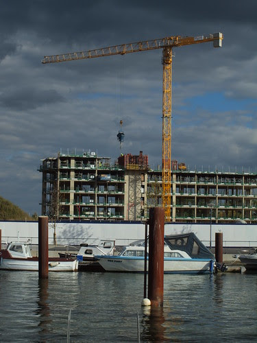 Construction at Gillingham pier by Simon Bolton UK