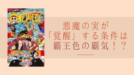 ワンピース ゴムゴムの実の 覚醒 は 他の能力者と全く違う ホンシェルジュ