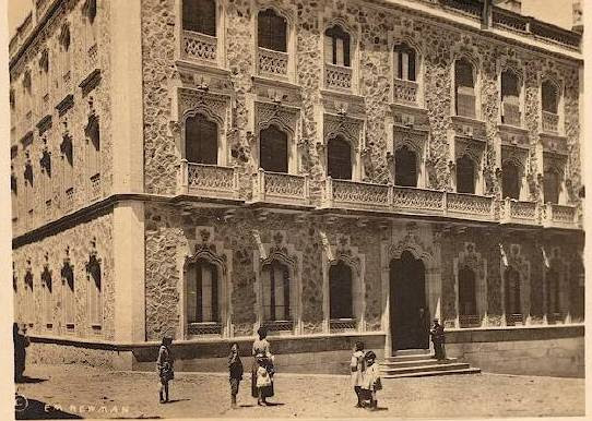 Hotel Castilla hacia 1910. Foto E. M. Newman