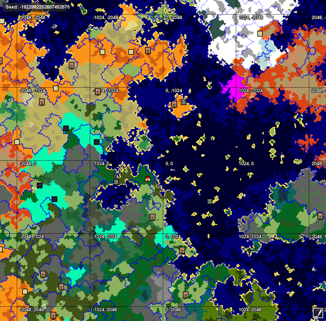 ついに見つけた レア地形ピラミッド バイオームも勢揃い 神シードハンター