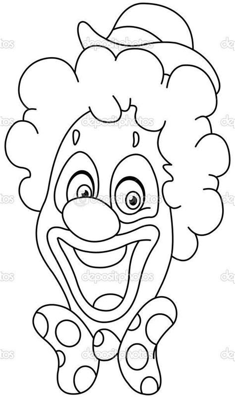 kleurplaat clown peuters