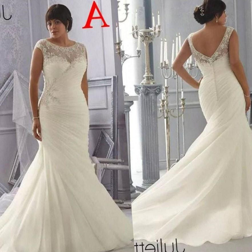 Plus Size Ivory Wedding Dress