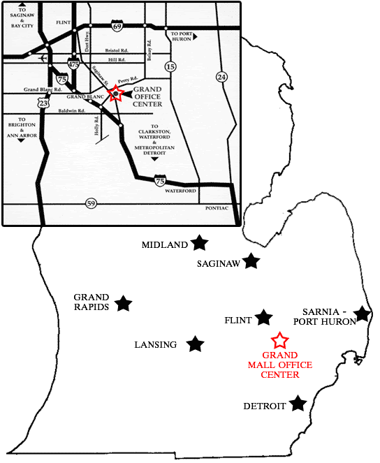 Map Of Grand Blanc Michigan