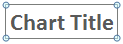 Select the Chart Title