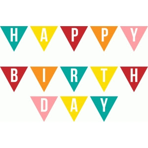 silhouette design store view design 41684 happy birthday banner