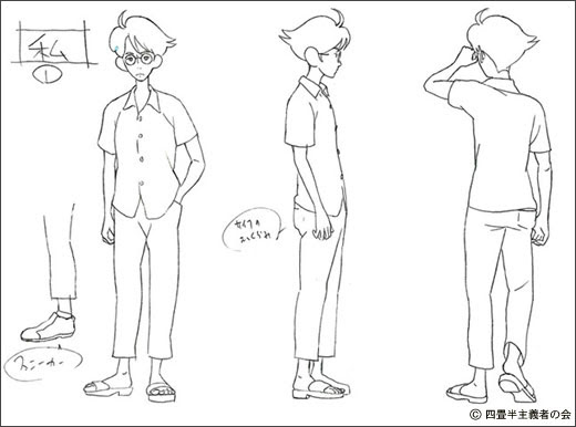 Webアニメスタイル Artwork 四畳半神話大系 第５回 伊東伸高によるキャラクターデザインその１