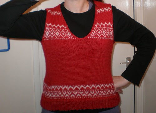 Fairisle Sleeveless Jumper