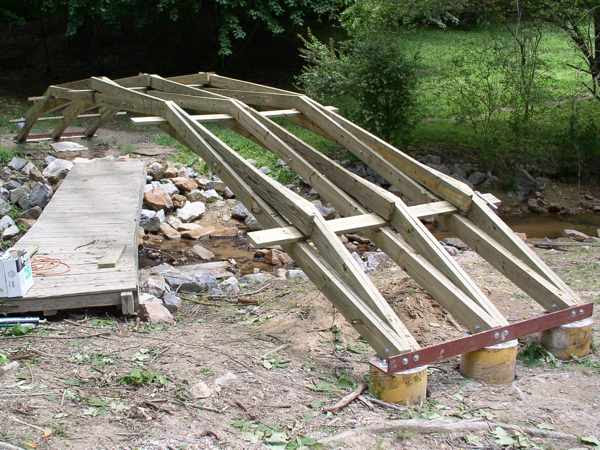 ... greenhouse cabin shed gartenbrücke brücke plan bach baupläne