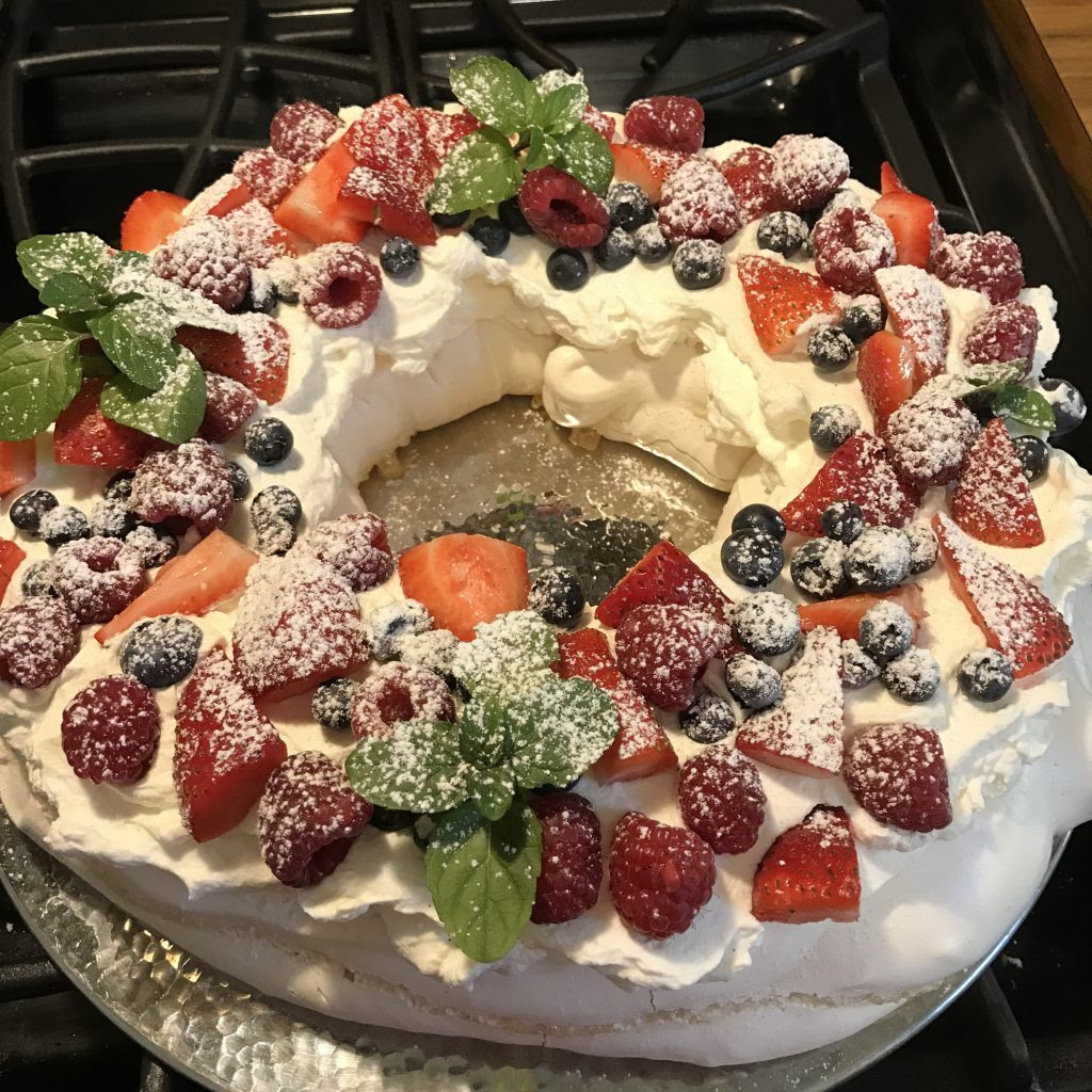 Mary Berry's Christmas Pavlova - Well-Worn Apron