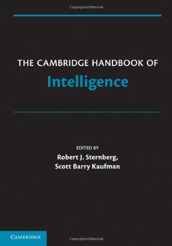 The Cambridge Handbook of Intelligence (Cambridge Handbooks in Psychology)