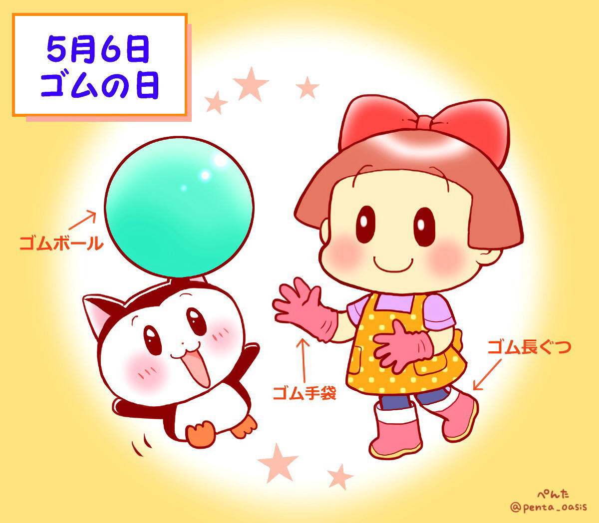 ５月６日 ゴムの日 ３６６日への旅 記念日編 今日は何の日