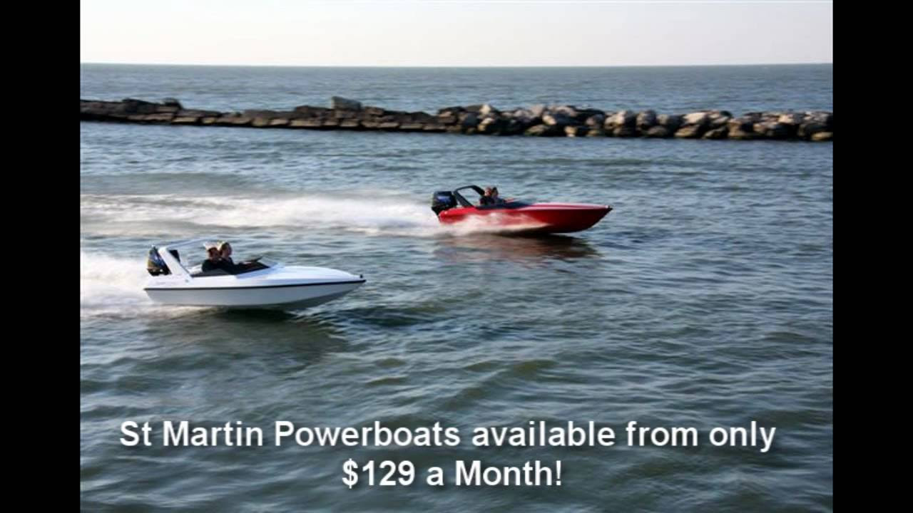 Mini Speed Boats for Sale - St Martin Powerboats - YouTube