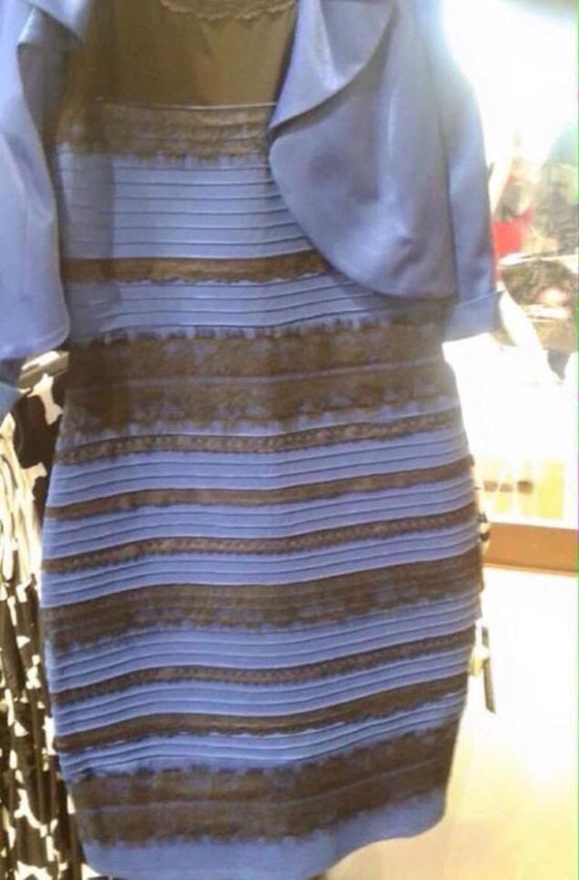 white and gold or black and blue