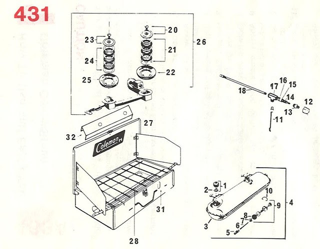 Wiring Diagram: 35 Coleman Stove Parts Diagram