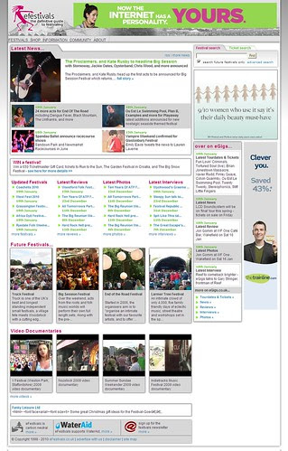  eFestivals front page Proclaimers 