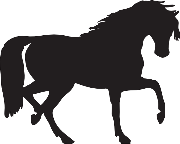 Download Horse Silhouette Clip Art at Clker.com - vector clip art ...