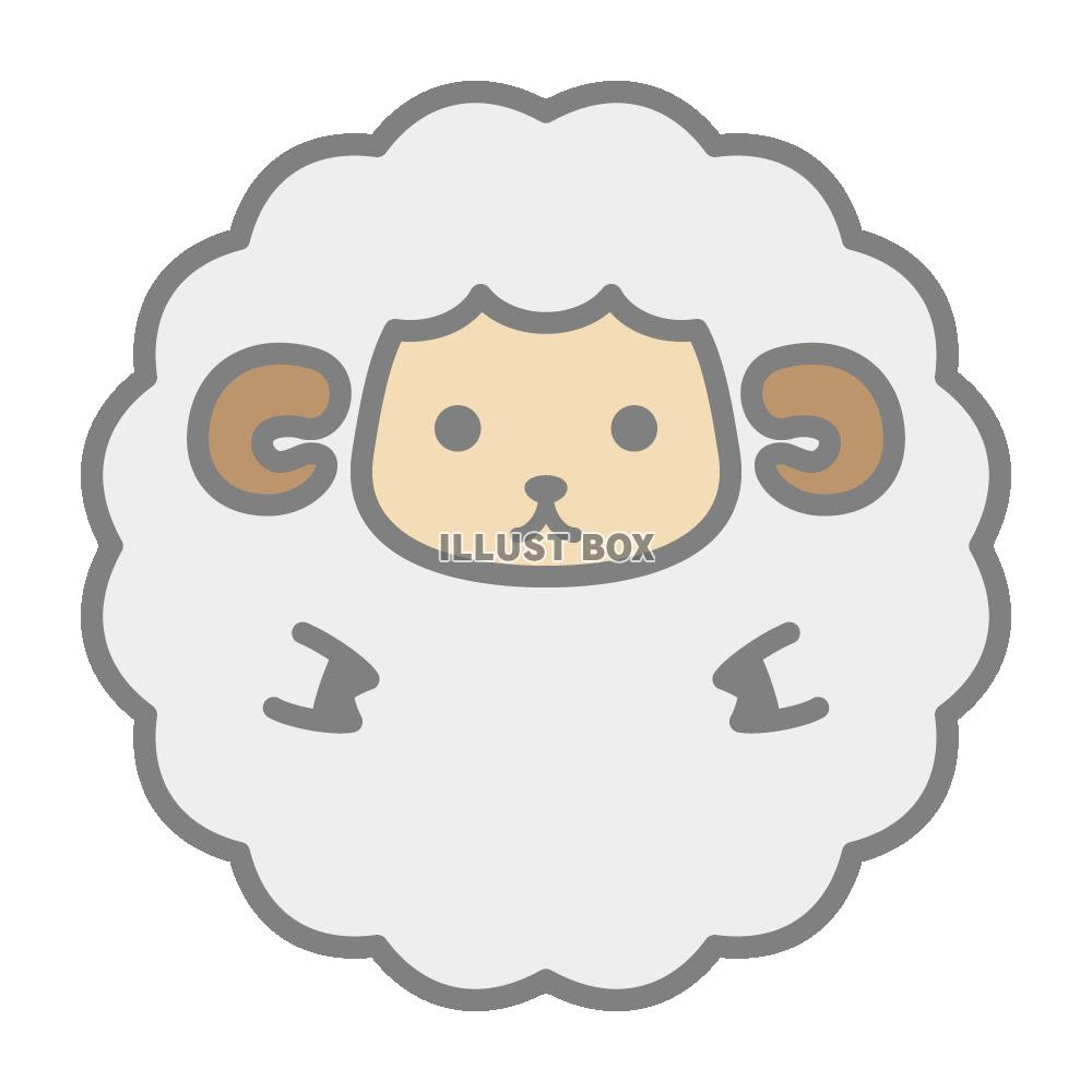 ラブリーイラスト 羊の絵 最高の動物画像