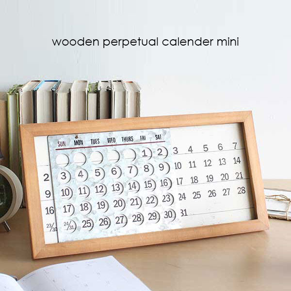 カレンダー 壁掛け おしゃれ シンプル 北欧 ナチュラル 万年カレンダー Wooden Perpetual Calendar インテリア 壁掛 置き掛け 兼用 木 木枠 ウッドのレビュー クチコミとして参考になる投稿12枚 Roomclip ルームクリップ