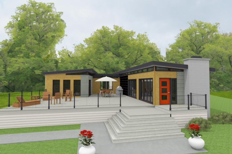 Modern-Shed Dwelling Texas - Prefab Modern-Shed Dwelling