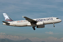 One World Alliance: <br> Airbus A320 LV-BFO: