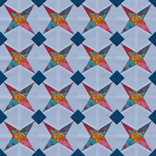 A bunch of modified tippecanoes - a mosaic from one block (I can't make them this fast)