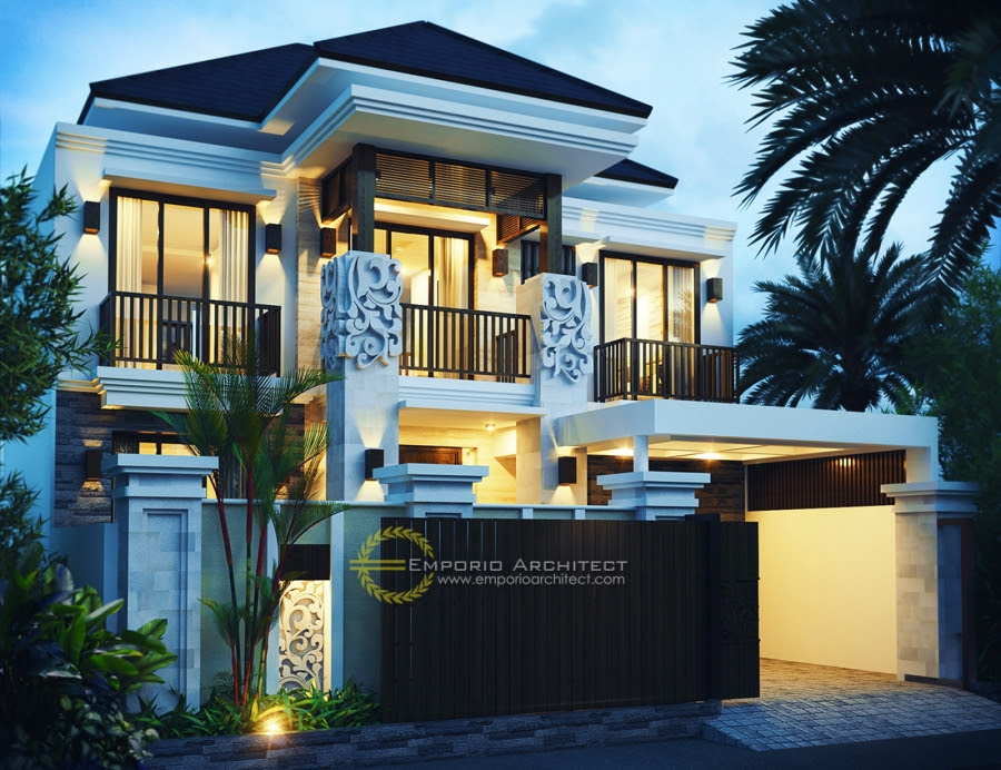  Desain  Rumah dengan Balkon Jasa Arsitek