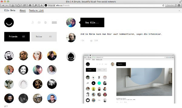What Is Ello? Facebook killer or Future Social Network Graveyard? image ello