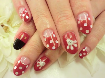 ジェルネイルデザインカタログ ネイルサロンマジーク 阿保雅子のネイルデザインブログ ディズニーネイル