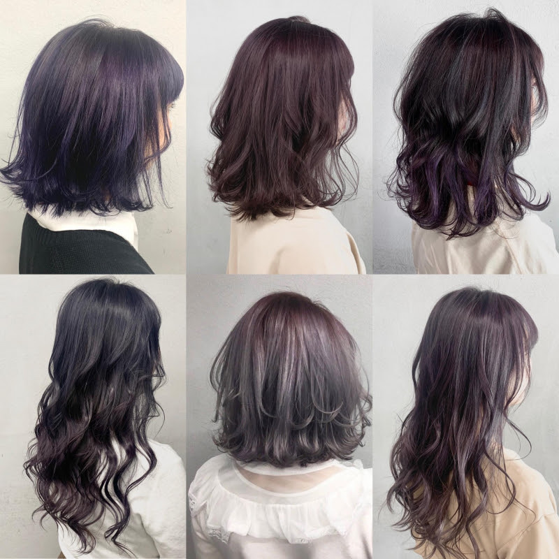 あなたが似合うバイオレットカラーは 暗めから明るめなど種類別に徹底解説 柏にある美容院 美容室 タグ オリジナルカラーで美髪目指せる
