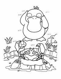 Psyduck Coloring Pages Pokemon Psyduck Coloring Pages Coloring
