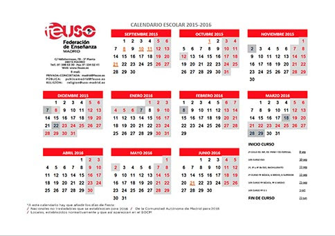calendario laboral ucm