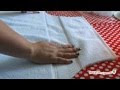 Apron Bath Towel Pattern : DIY Bath Time Towel Apron : You can use a table, the bed, a counter, or whatever is convenient.