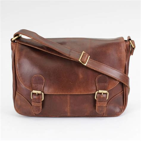 camden oiled leather satchel leather store