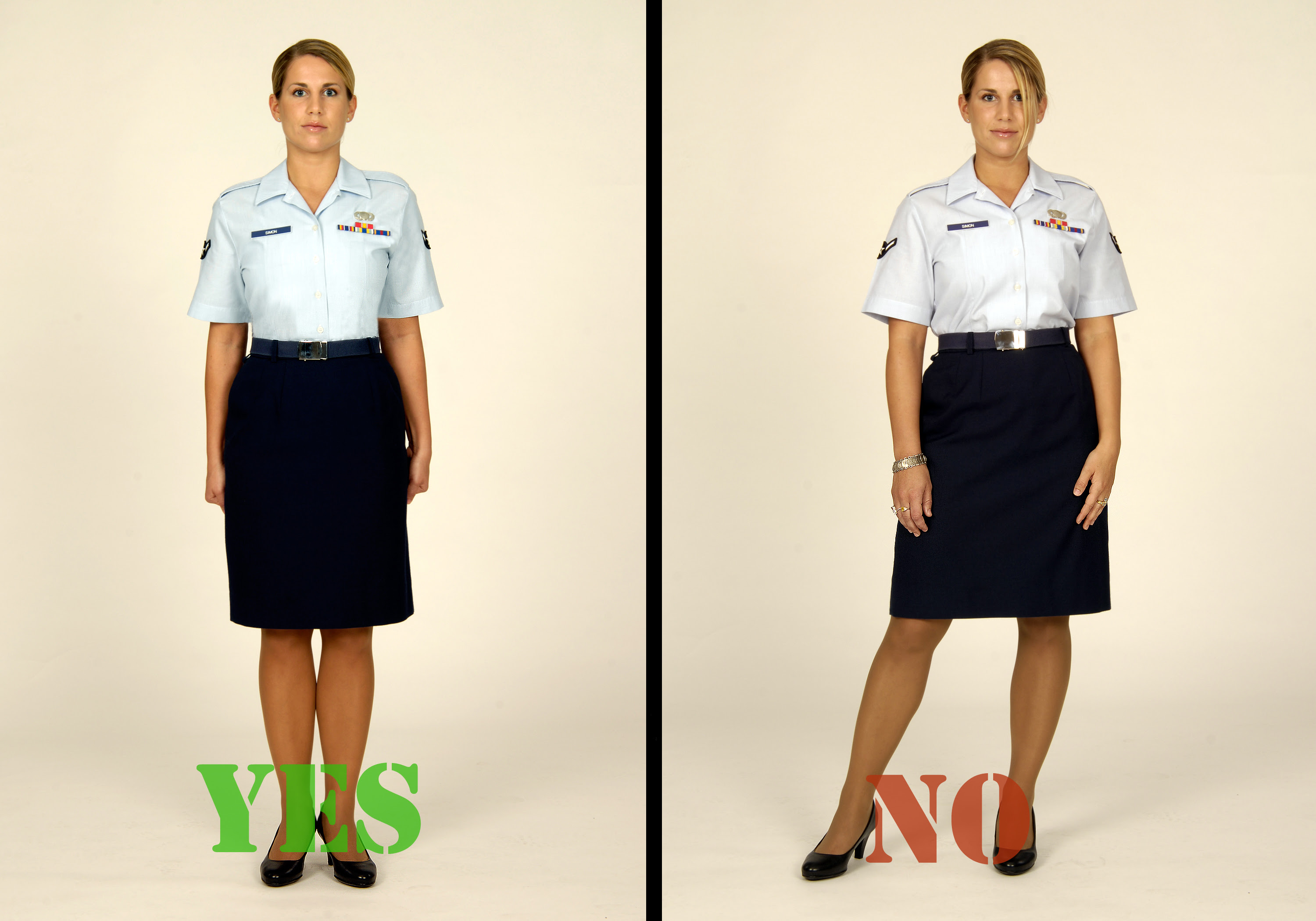 Female semi formal dress air force