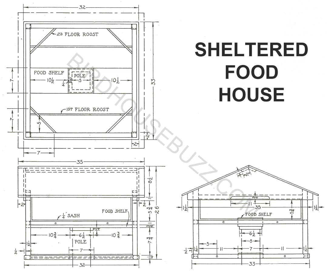 bird feeder blueprints